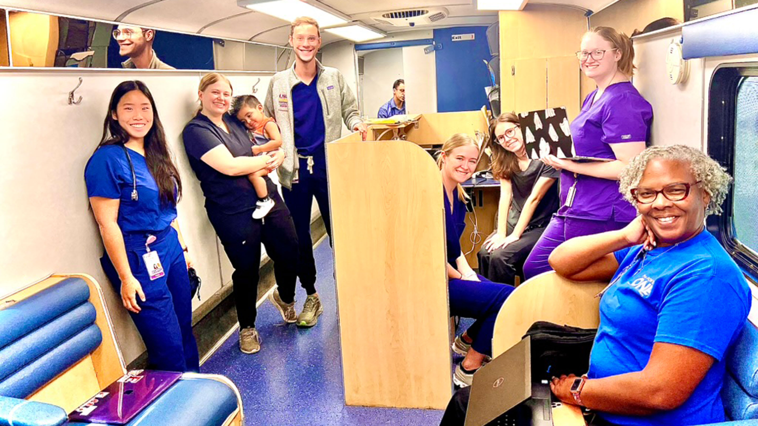 Image of a Family Medicine Cares USA Team doing relief work.